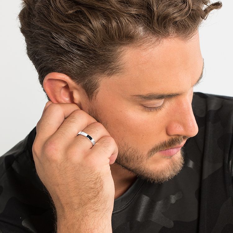 Klassischer Silberring Unisex