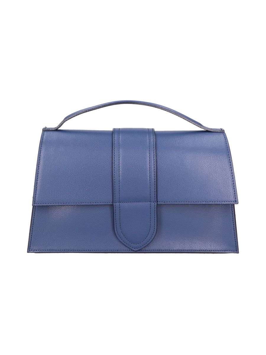 Gesteppte Kunstlederhandtasche mit Kettengriff