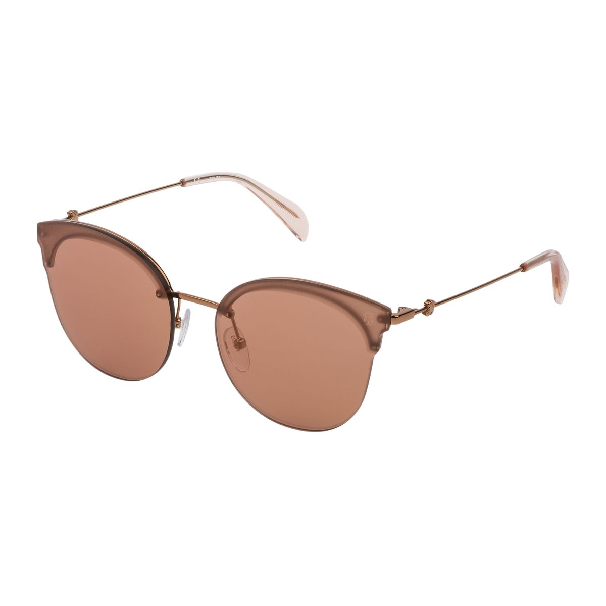 Cat-Eye-Sonnenbrille mit Metallrahmen