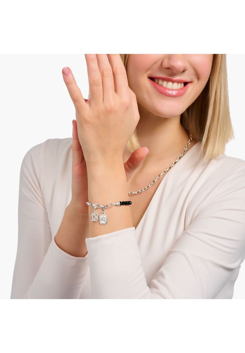 Funkelnder Achtzehn Silber Charm-Anhänger