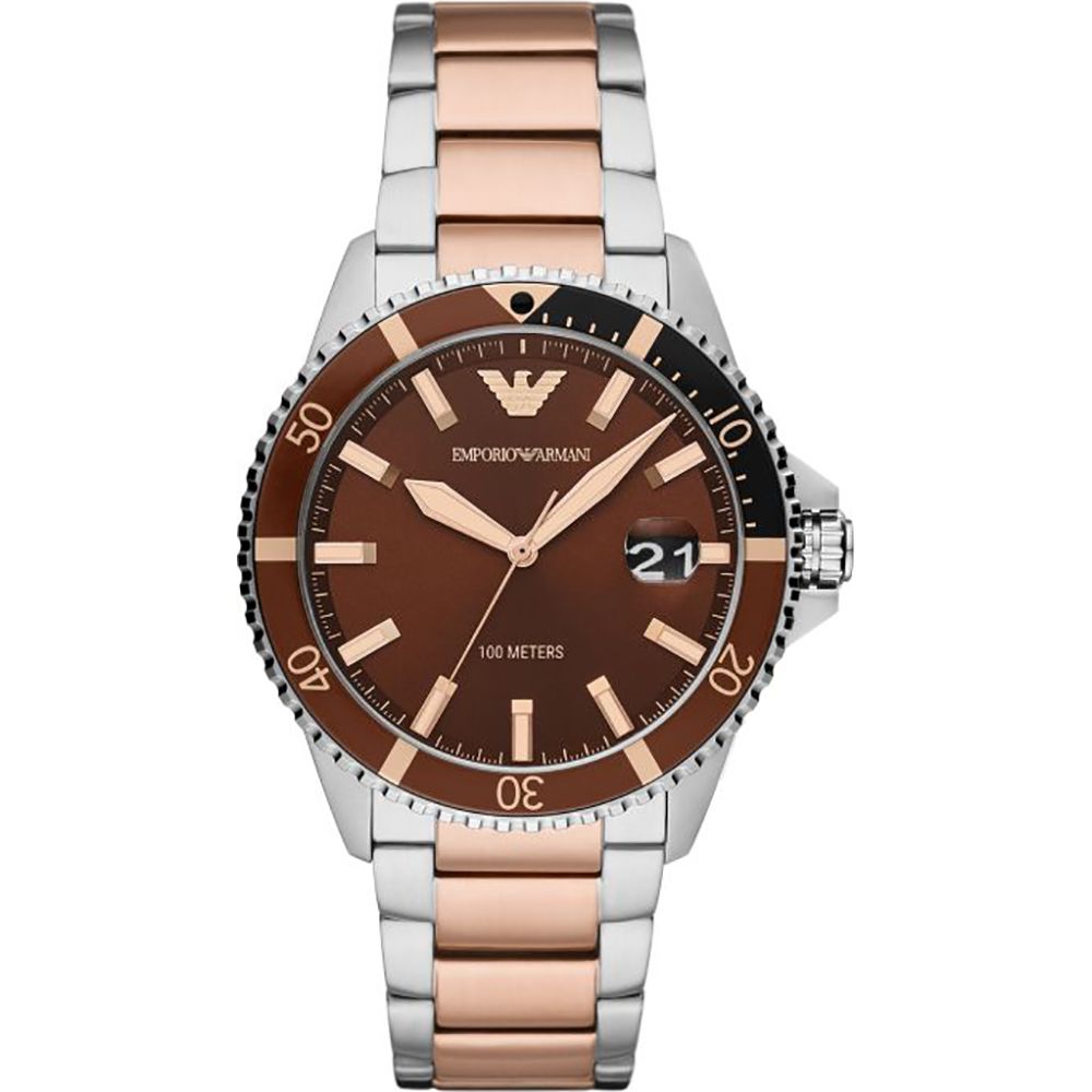 Elegante Armbanduhr im Diver-Stil