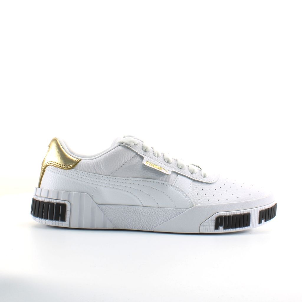 Weiß-goldener Cali-Sneaker für Damen