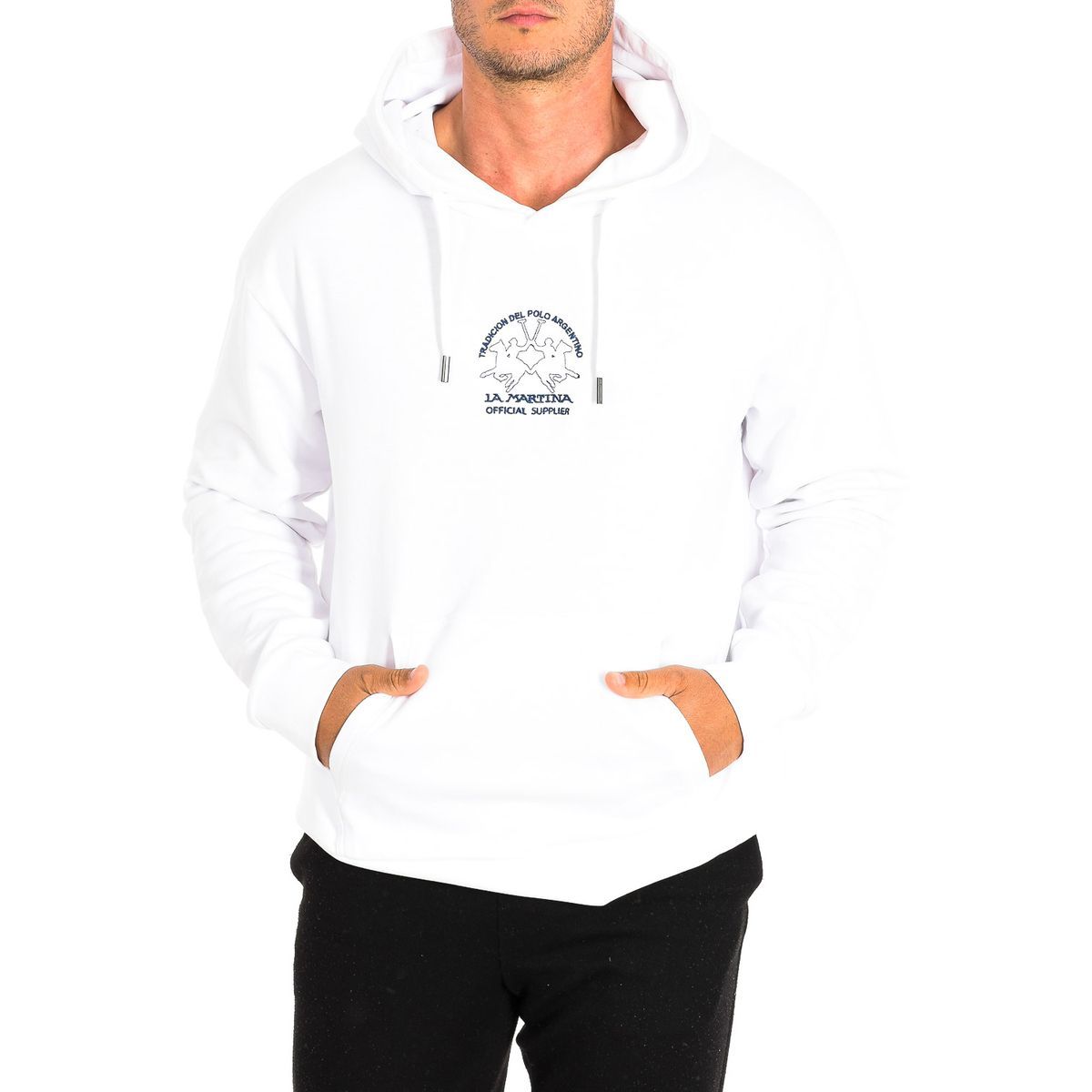 Herren La Martina Logo Kapuzenpullover
