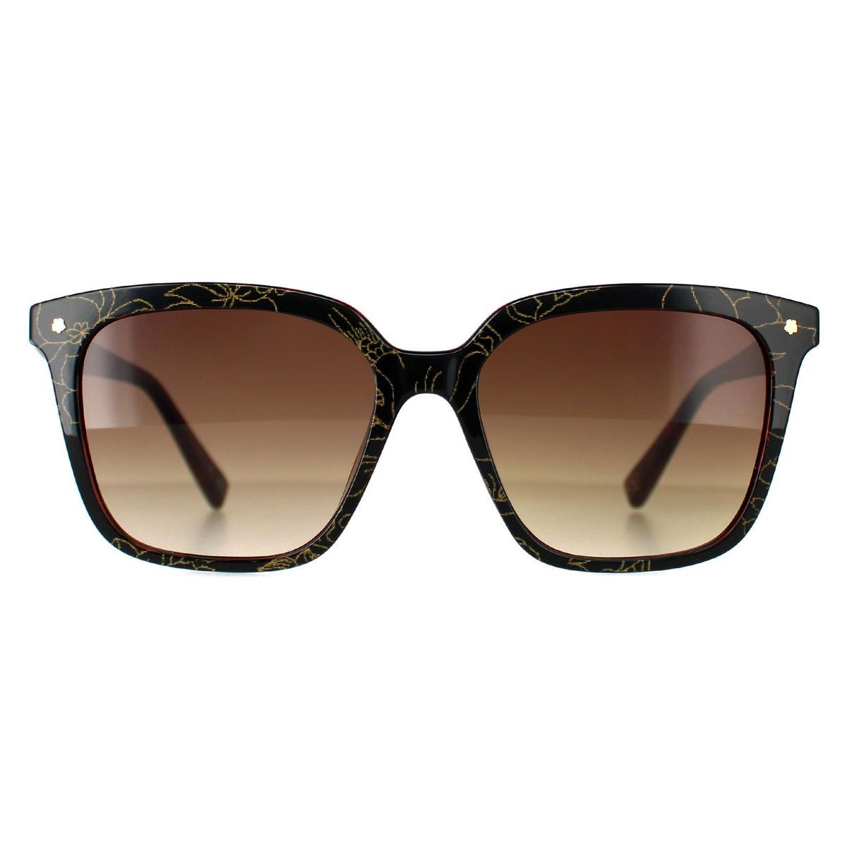 Ted Baker Square Damen Double Champagne Demi Braun Gradient TB1676 Ramona