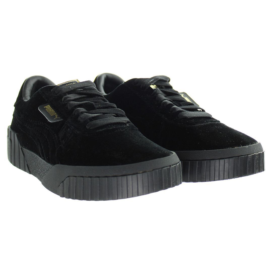 Plateau-Sneaker aus Samt