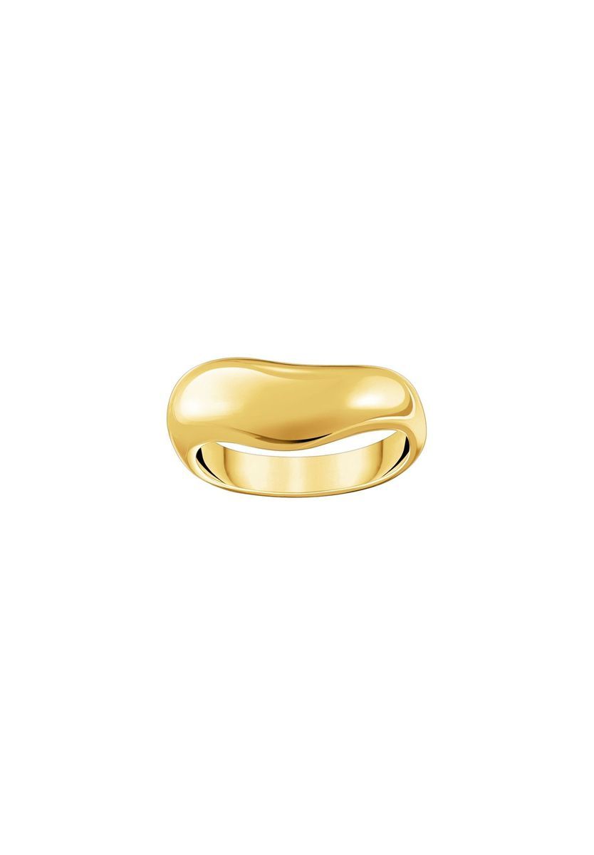 Skulpturaler Gold Statement Ring