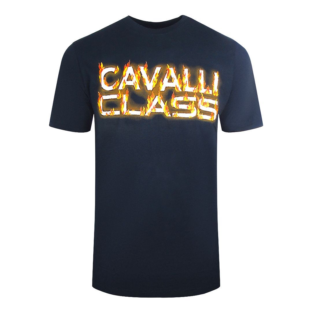 Flammenlogo Grafik T-Shirt