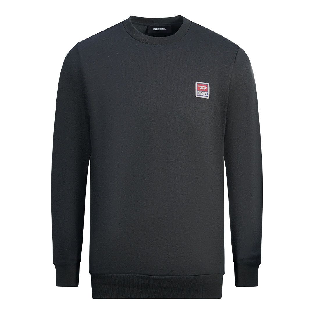Sweatshirt mit Rundhalsausschnitt und Logo-Patch