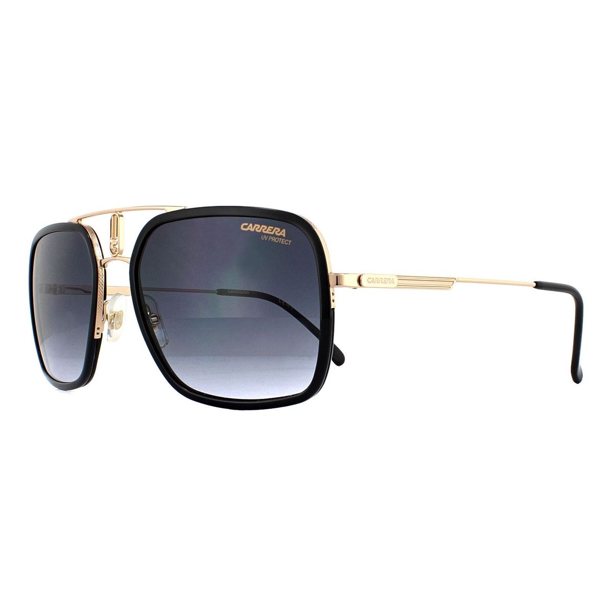 Quadratische Pilotenbrille mit Verlaufsgläsern