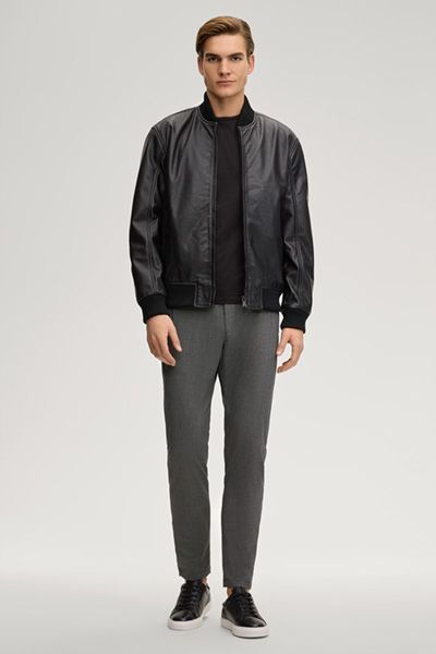 Joop Jeans Maxton Anthrazit Chino Hose mit Kordelzug