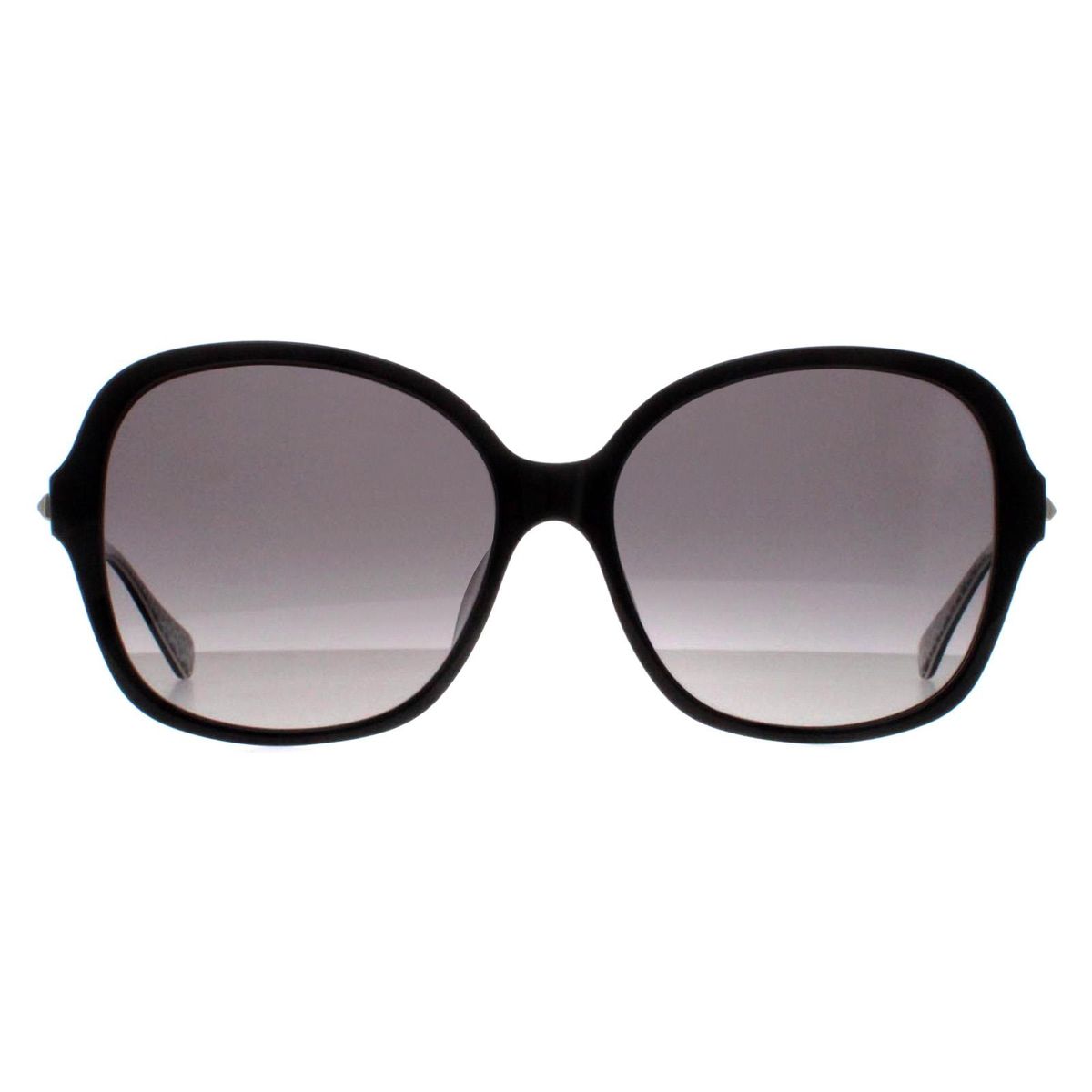Übergroße Butterfly-Sonnenbrille Graue Verlaufsgläser