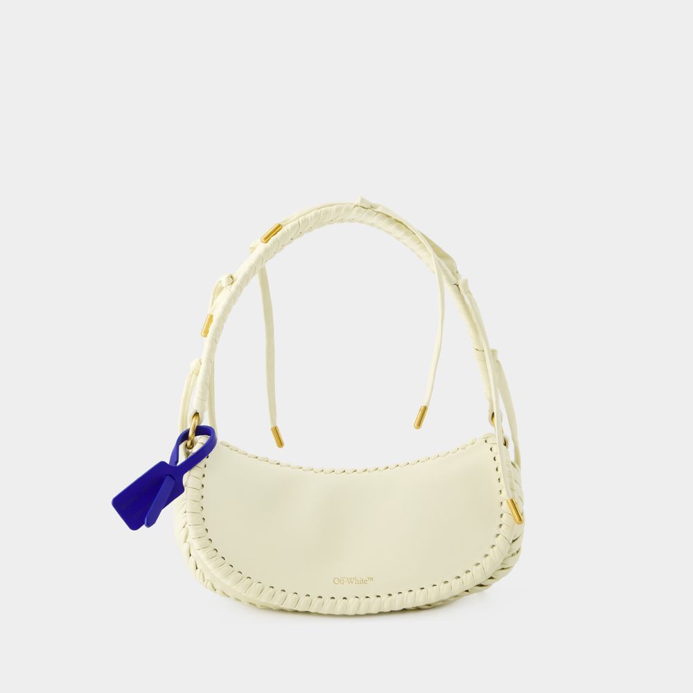 Off-White Kante Schultertasche aus Webleder