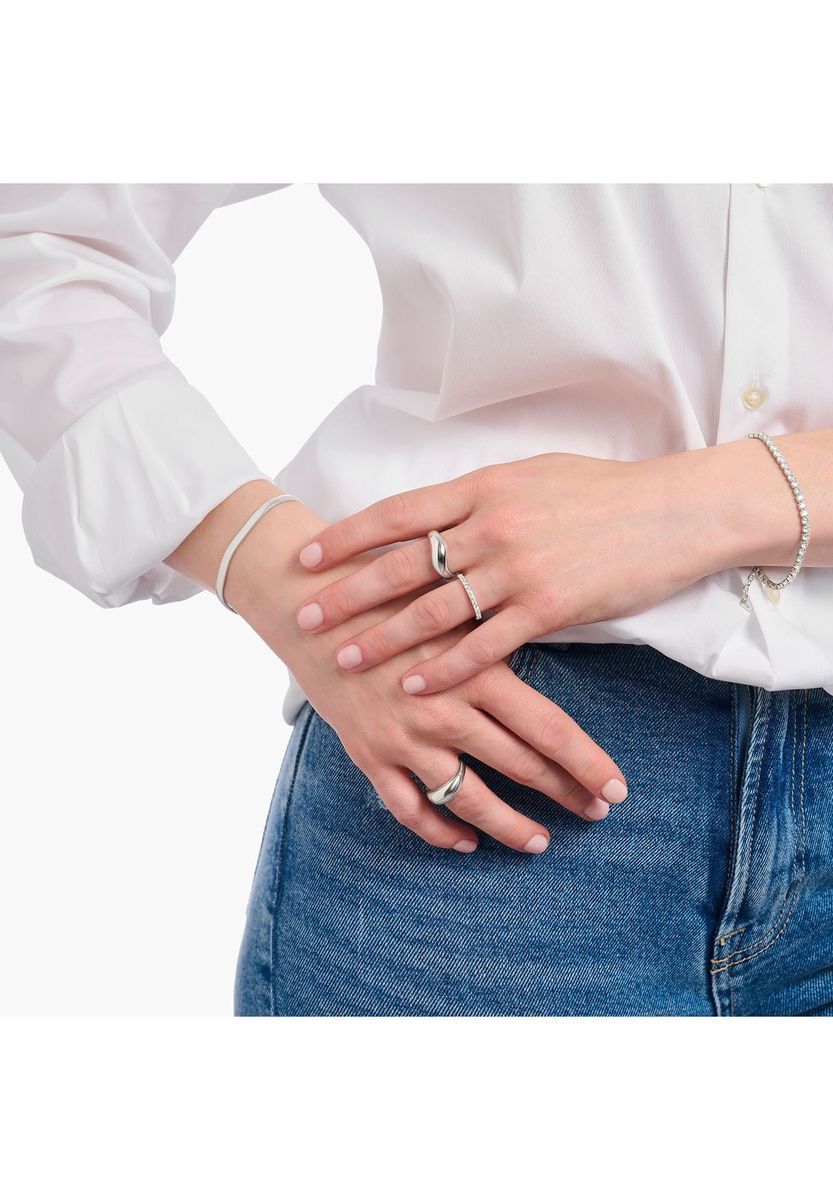 Silbernes Schlangenkette Armband