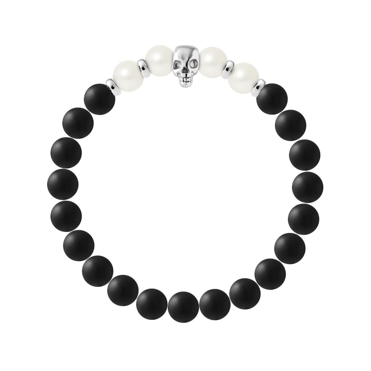 Perlenarmband mit Totenkopfperle