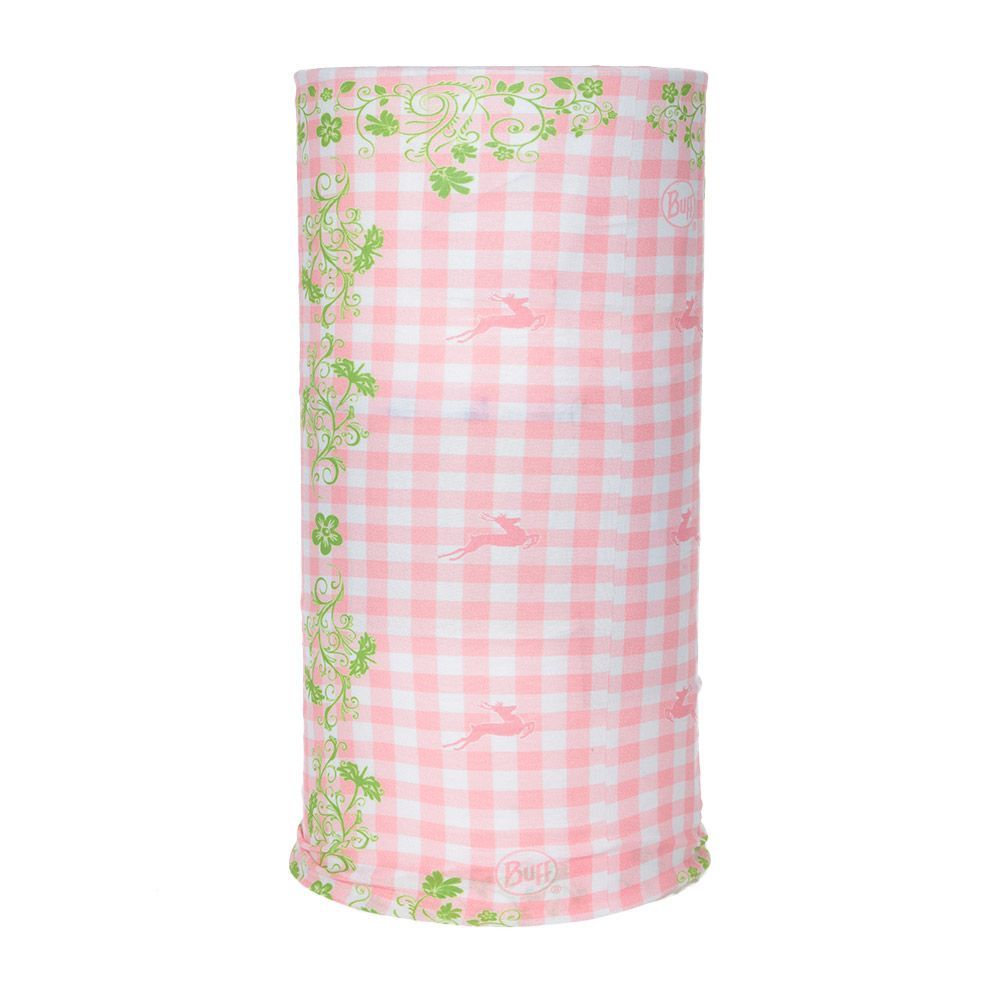 Rosa Gingham Nahtloser Multifunktionsschlauch