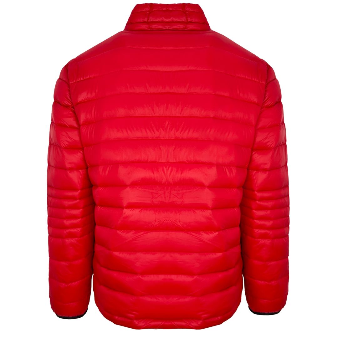 Leichte gesteppte Pufferjacke mit Stehkragen
