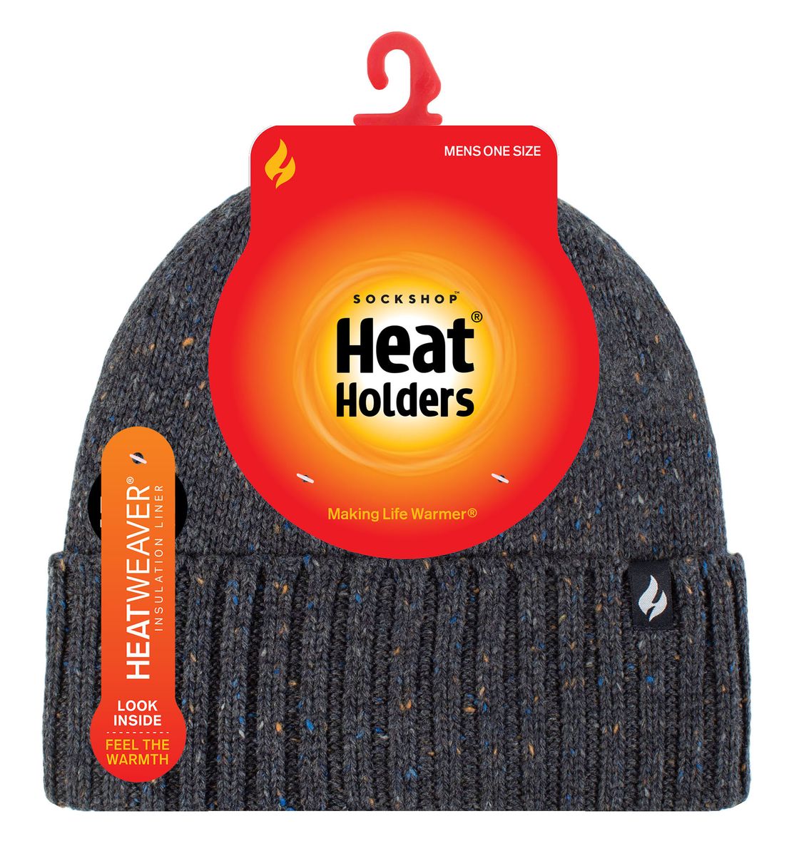 Grobstrick-Beanie mit Fleecefutter