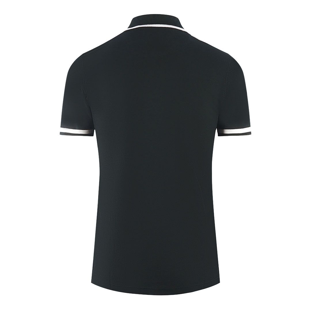 Klassisches Poloshirt mit Kontraststreifen