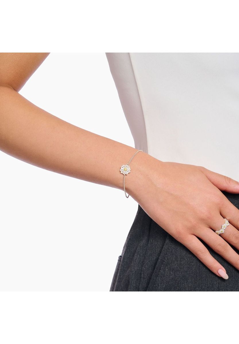 Gänseblümchen Sterling Silber Armband