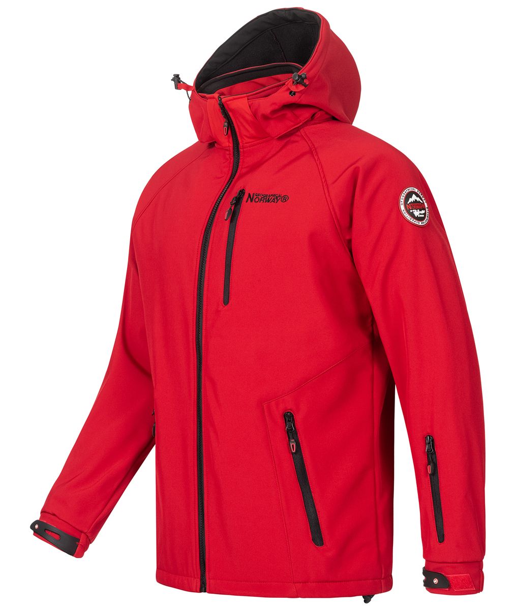 Wetterbeständiger Softshell-Hoody mit Funktionsdetails