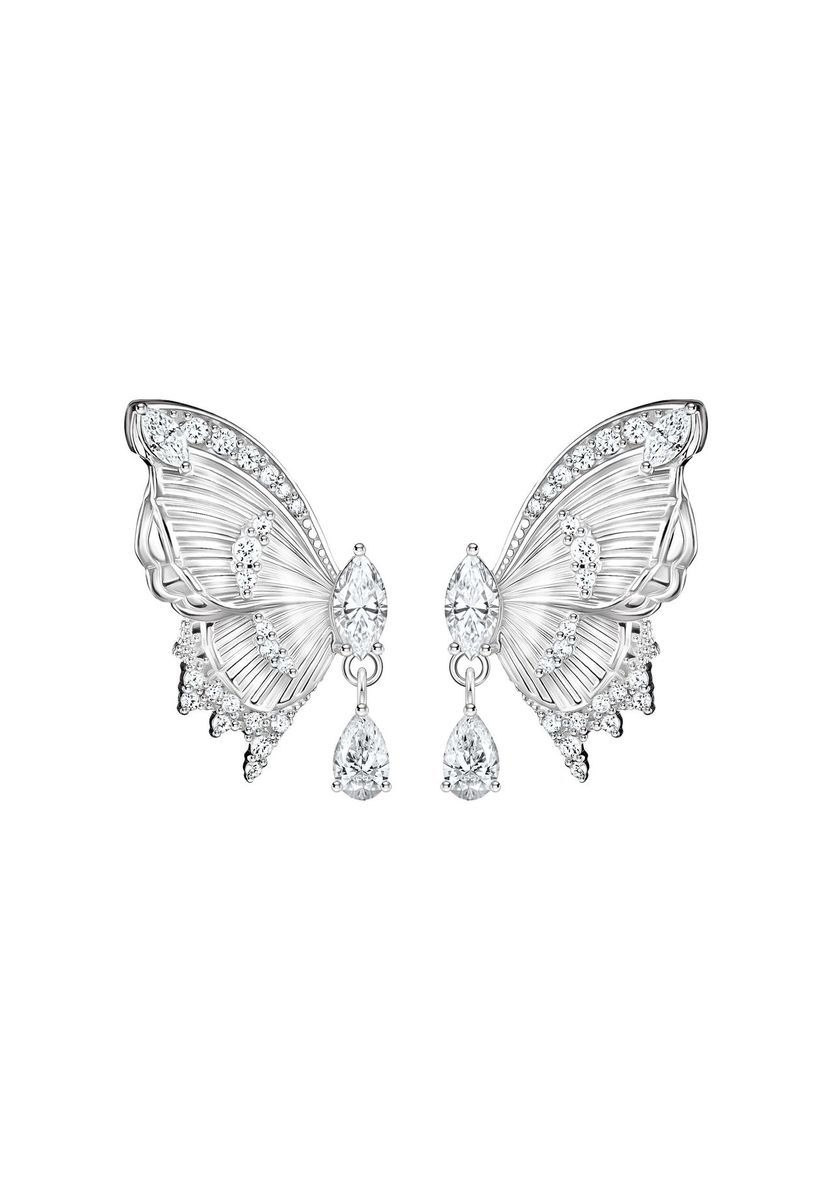 Schmetterlingsflügel Sterling Silber Ohrstecker