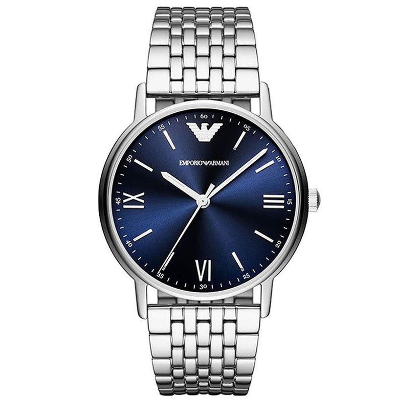 Klassische Herrenuhr aus Edelstahl