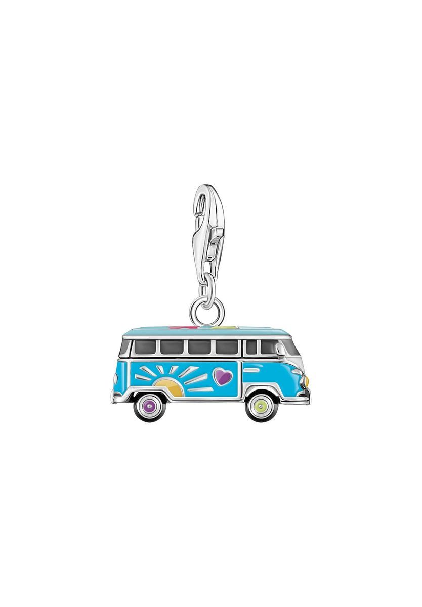 Emaillierter VW Bus Charm Anhänger