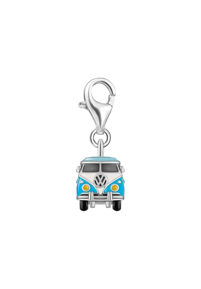 Emaillierter VW Bus Charm Anhänger