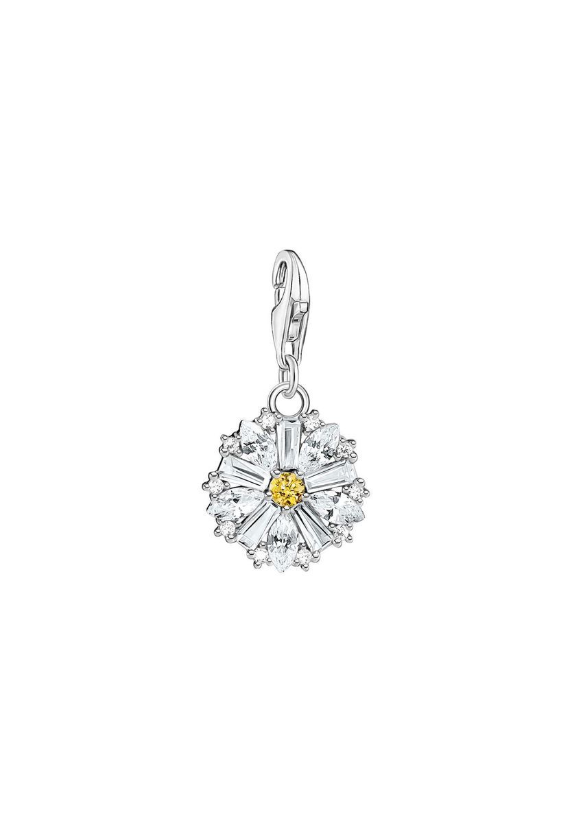 Gänseblümchen Charm Anhänger mit Zirkonia