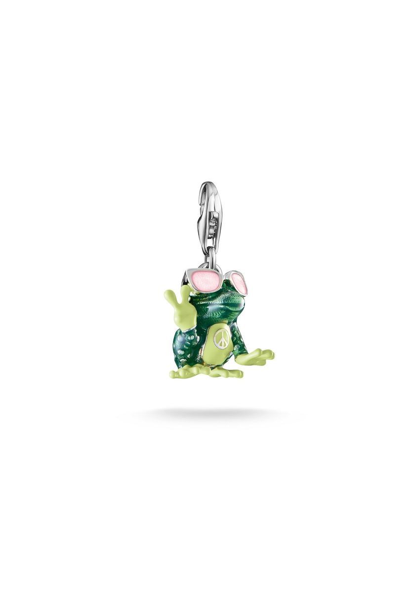 Skurriler Frosch-Charm mit Sonnenbrille