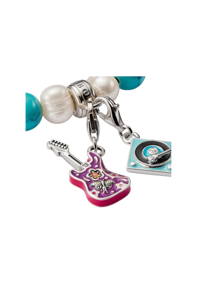 Emaille Gitarre Charm Anhänger