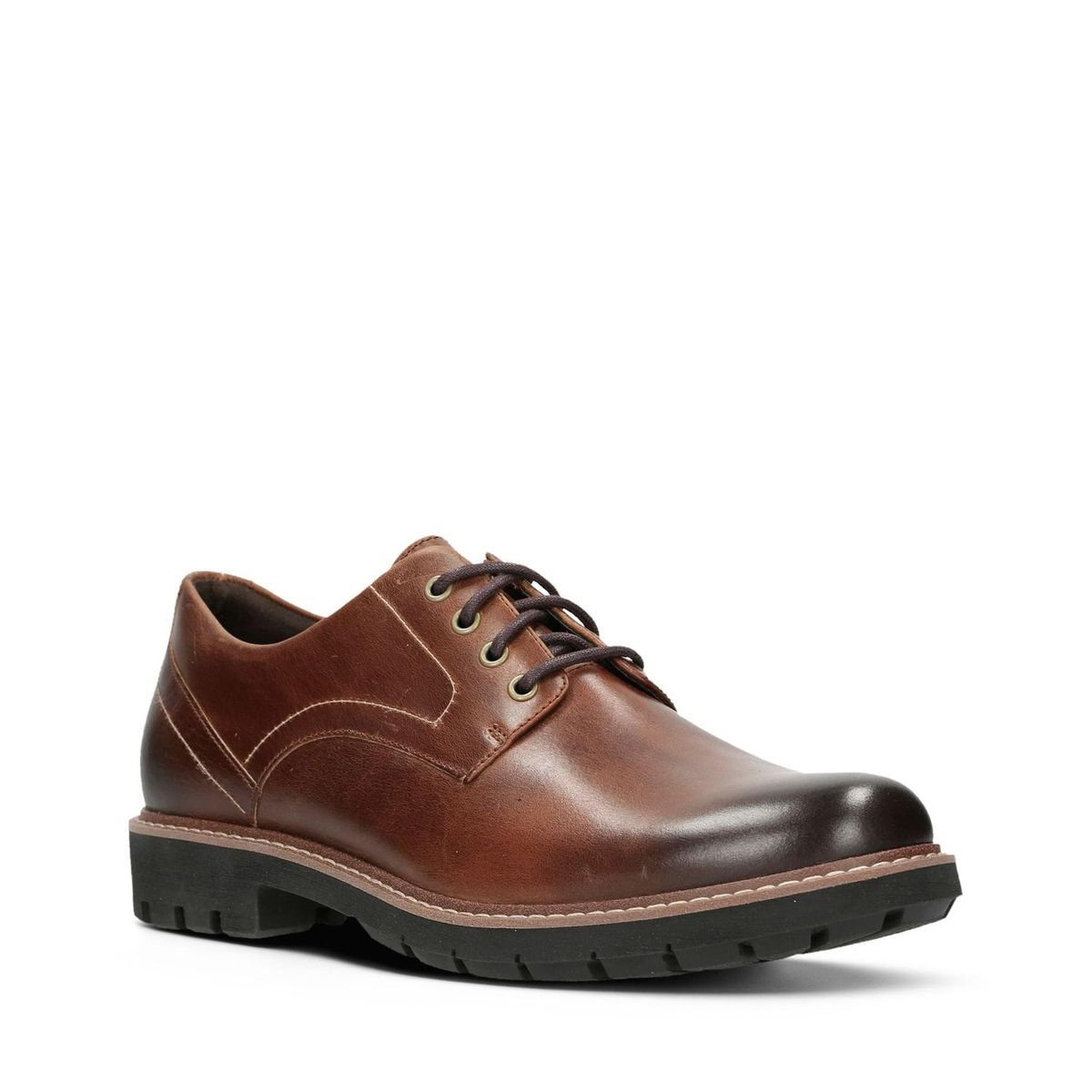 Herren braune Oxford Lederschuhe