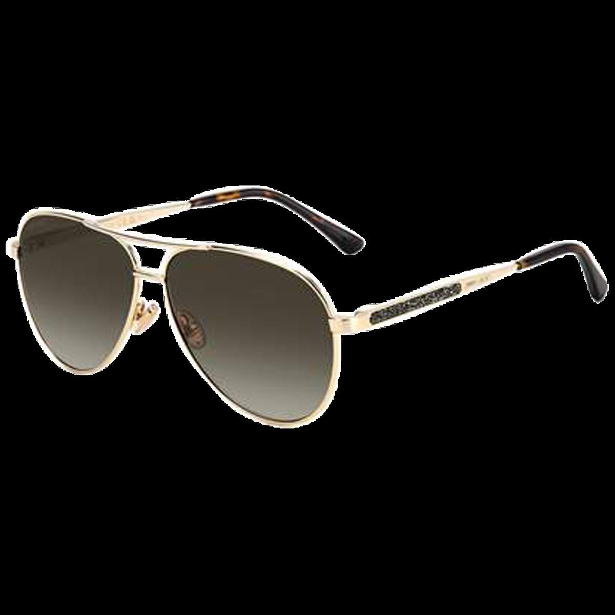 Klassische goldfarbene Pilotenbrille
