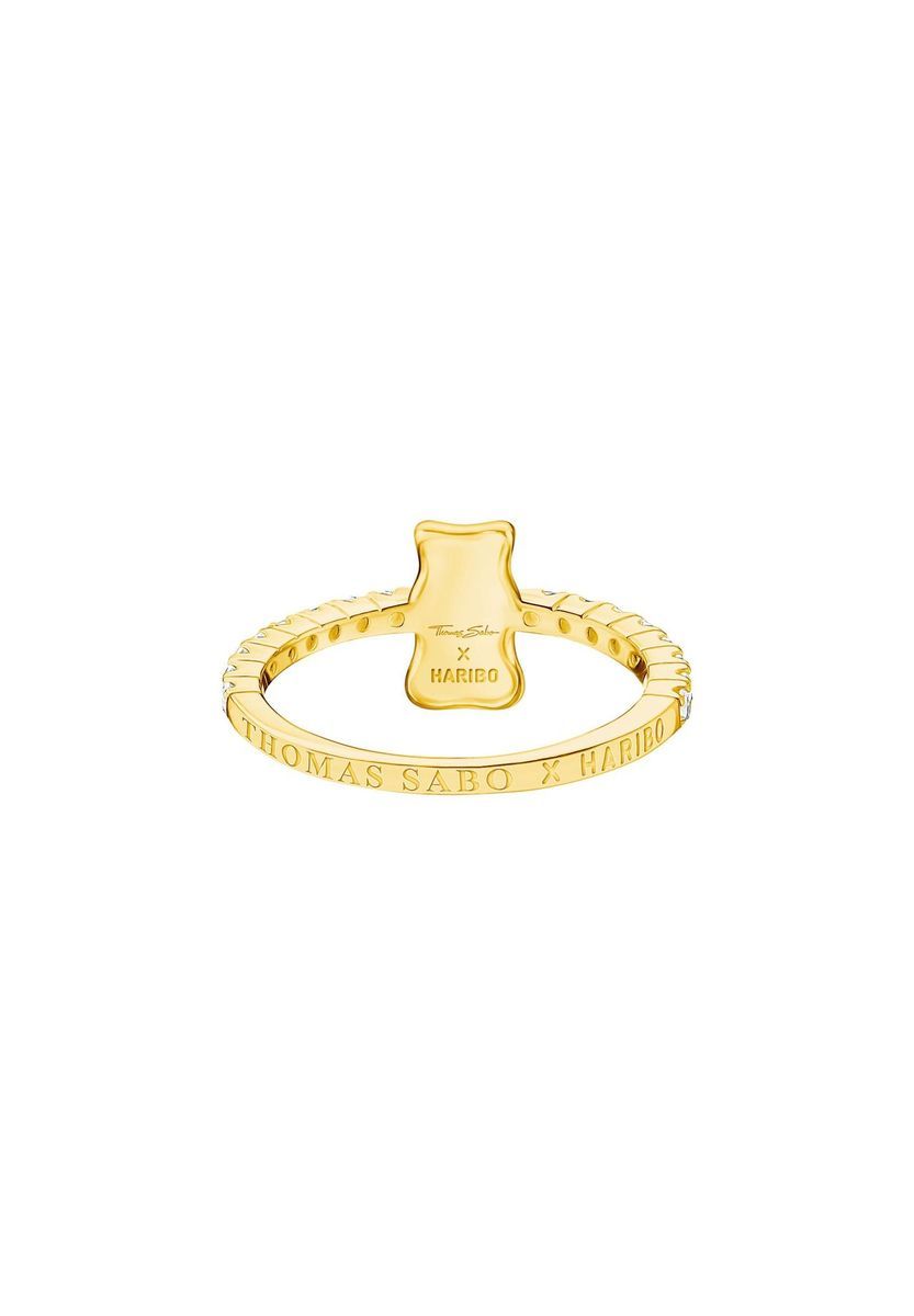 Goldener Gummibär Statement Ring