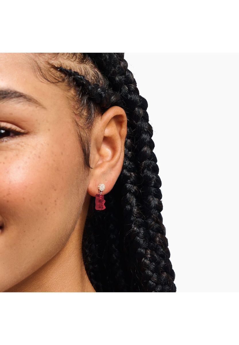 Rote Gummibärchen Ohrhänger