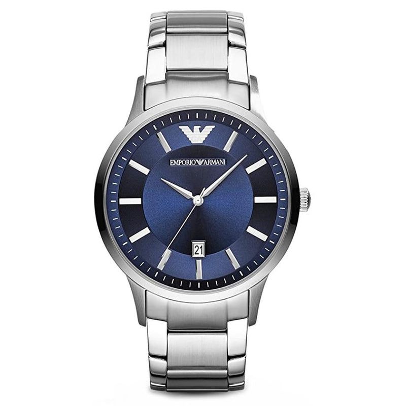 Klassische Herrenuhr aus Edelstahl