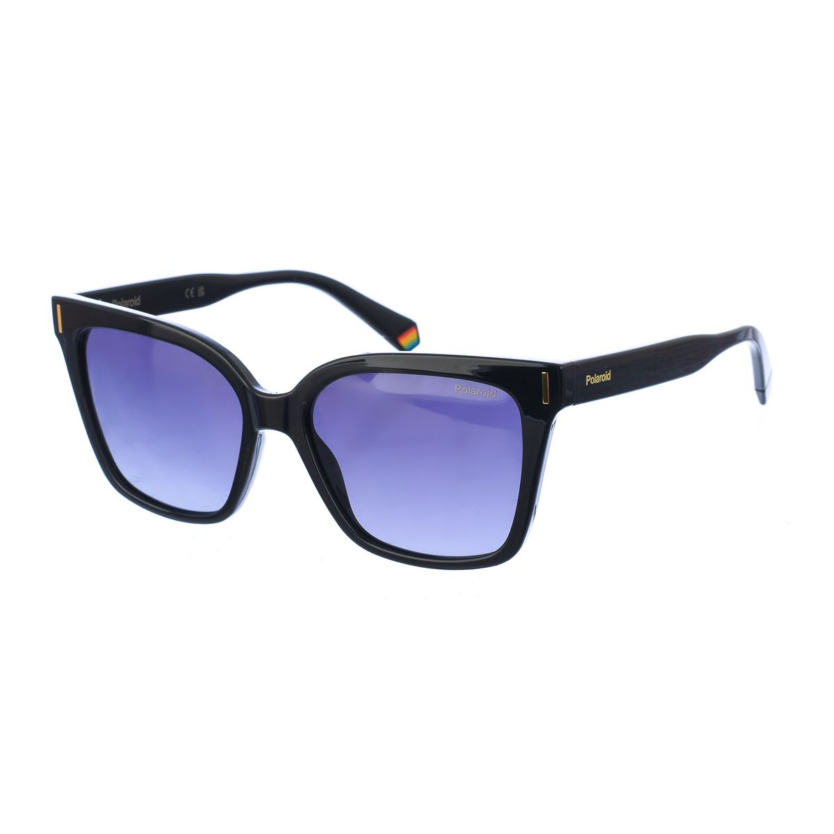 Quadratische Sonnenbrille mit Acetatgestell