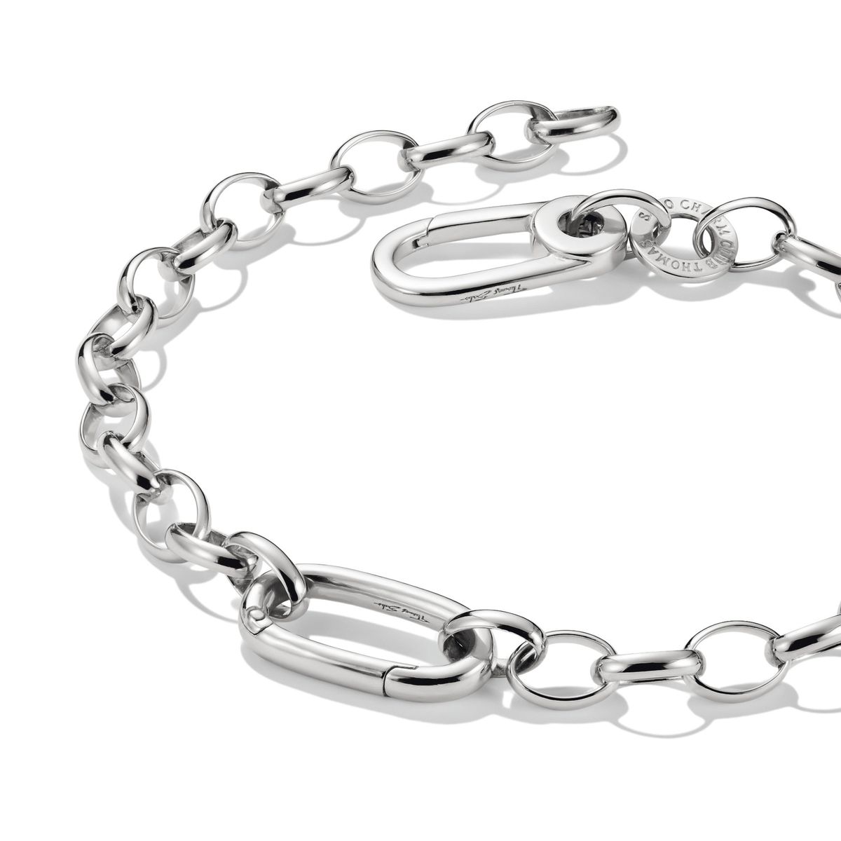 Sterling Silber Gliederkette Armband