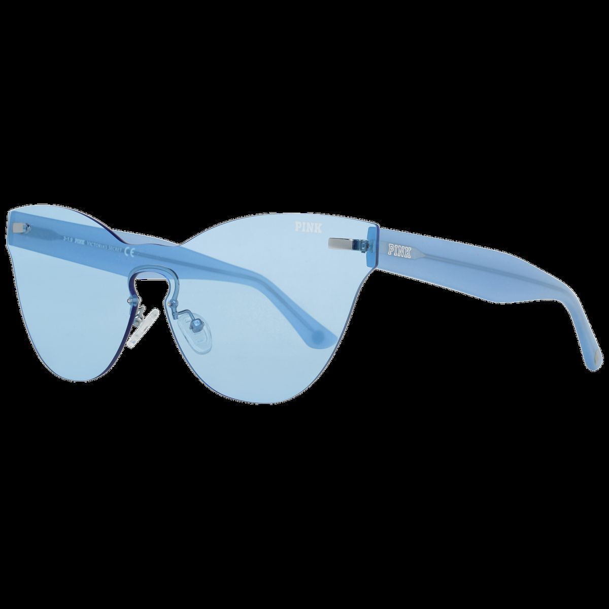 Moderne Shield Sonnenbrille in Blau