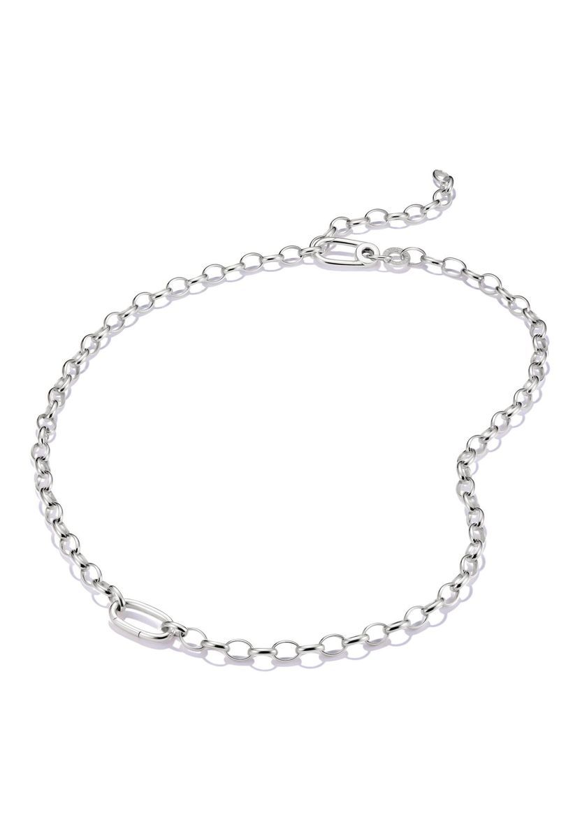 Silber Charm Gliederkette Halskette