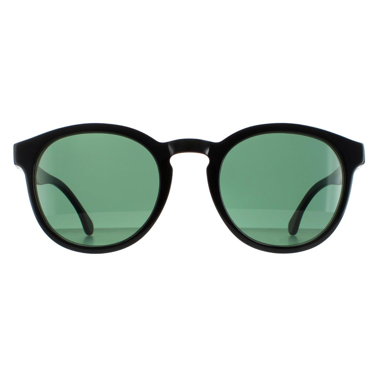 Runde Sonnenbrille mit grünem Farbverlauf