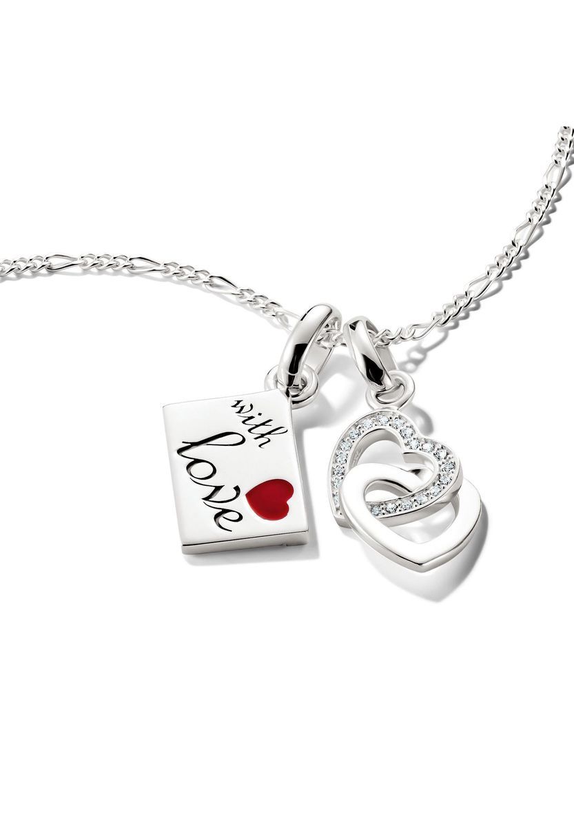 Silberner Buchstabenanhänger Mit Liebe