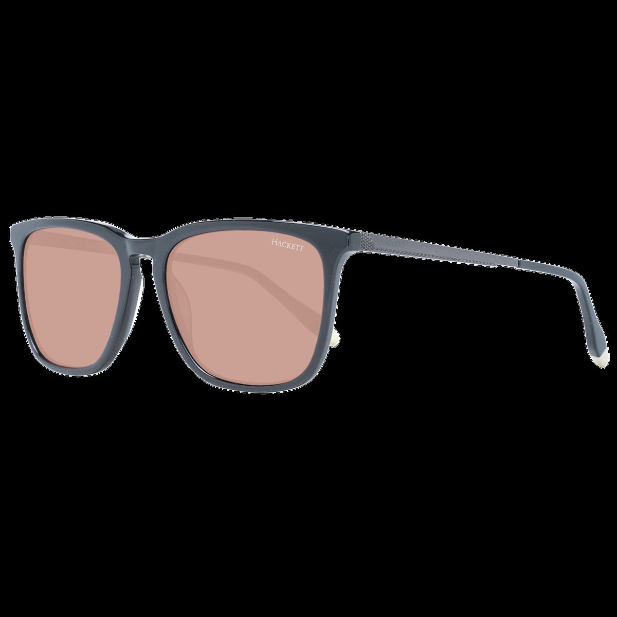 Sonnenbrille mit quadratischem Rahmen und braunen Gläsern