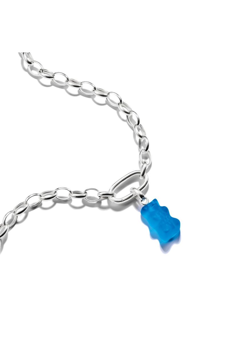 Blauer Gummibärchen Charm Anhänger