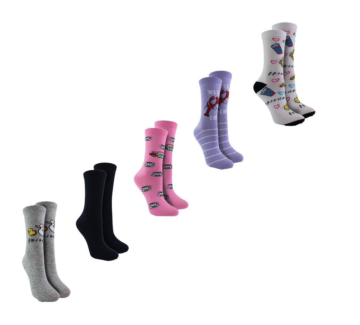 Friends TV-Show Neuheit Socken Set