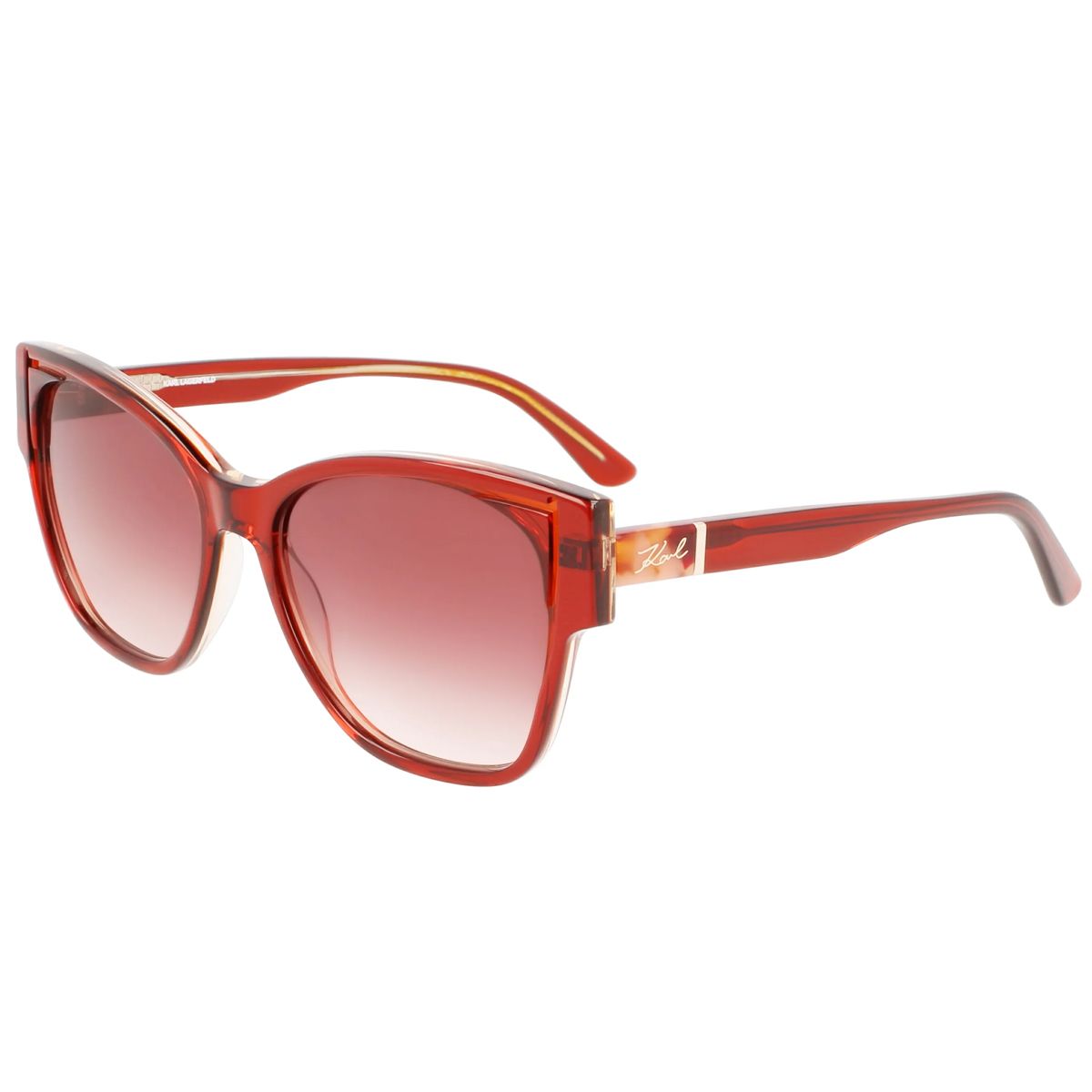 Moderne Cat-Eye-Sonnenbrille mit Verlaufsgläsern