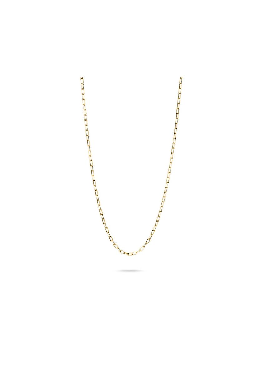 Elegante, vergoldete Paperclip-Gliederkette