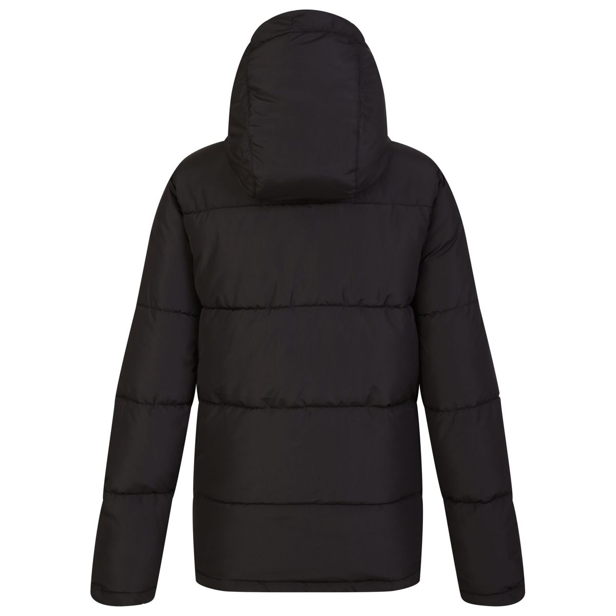 Gesteppte Pufferjacke mit Graffiti-Kordelzug
