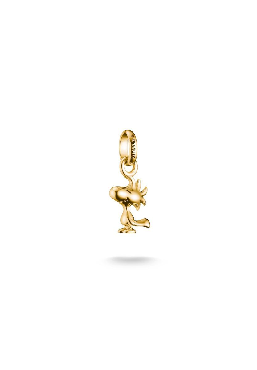 Peanuts Woodstock Gold Charm Anhänger