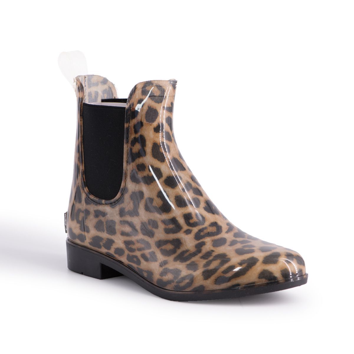 Wasserdichter Regenstiefel mit Leopardenmuster